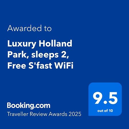 דירות לונדון Luxury Holland Park, Sleeps 2, Free S'Fast Wifi מראה חיצוני תמונה